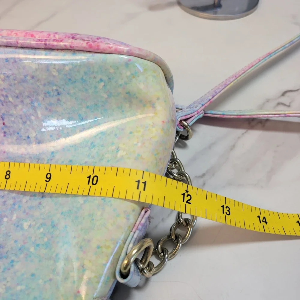 Luv Betsey by Betsey Johnson Mini Barrel Speckled Tie Dyed Kitty Crossbody Bag